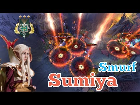 Sumiya God Invoker Archon III smurfing 1 vs 5 Dota 2 Highlight