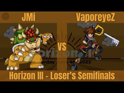JMi (Bowser) vs. VaporeyeZ (Sora) - Loser's Semifinals - Horizon III