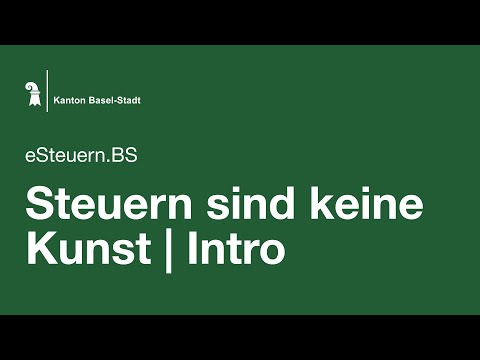 eSteuern.BS - Steuern sind keine Kunst - Intro