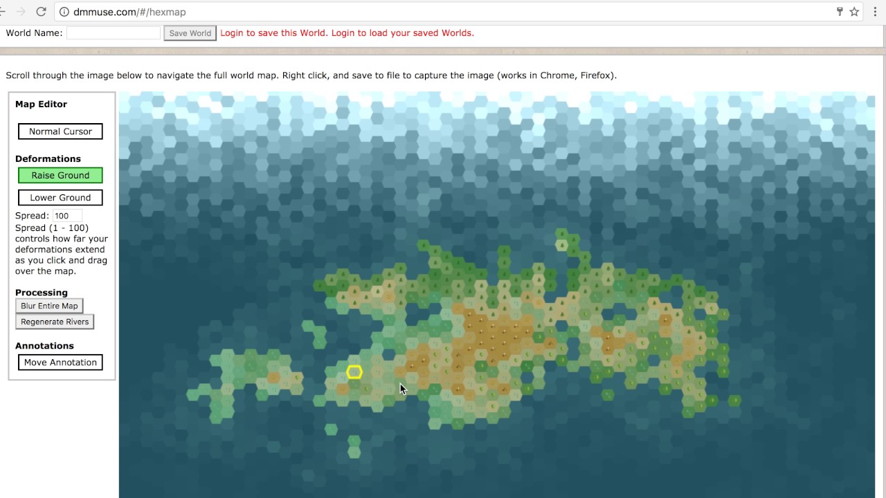 Generating Campaign Hex Maps