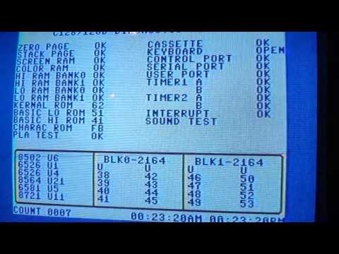 Commodore 128 diagnostic cart.