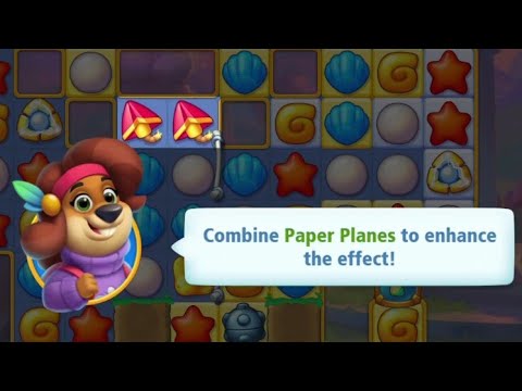 Fishdom Level 5418 (2 Pages). Combine 2 Paper Clips First Time.