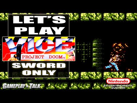 VICE Project Doom Full Playthrough (NES) | Let's Play #363 - Sword Only Run