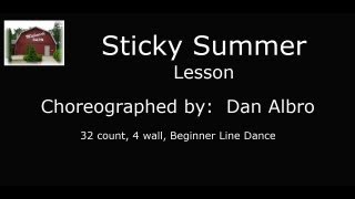 Sticky Summer   Lesson