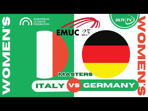 Italy (ITA) vs Germany (GER) — WOMEN MASTERS — Euro Masters — EMUC 2023 Bologna, Italy