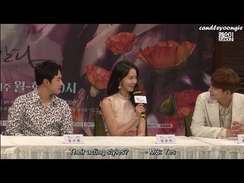 [ENG SUB] Yoona compares Siwan and Jonghyun @"The King In Love" Press Conference