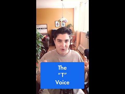 What is the "T" voice? #shorts