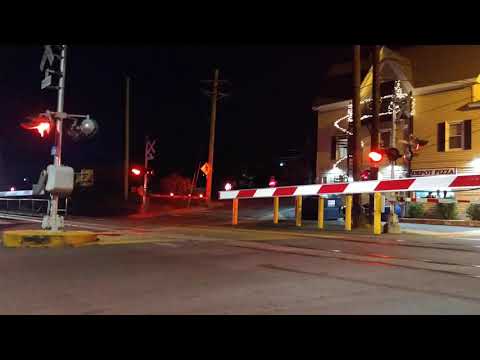 Amtrak 688 passing Andover station