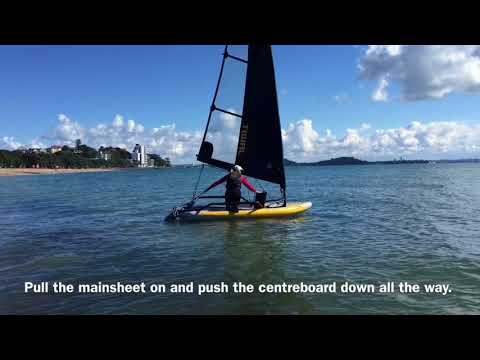 TIWAL TIPS,  a tutorial on how to sail off the beach in an onshore breeze.