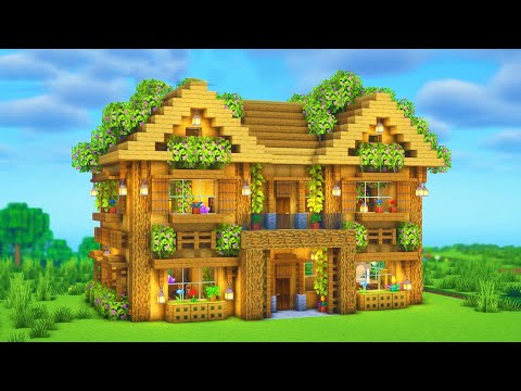 Minecraft Survival Haus bauen Tutorial 1.20 - Großes Haus bauen in Minecraft Survival Tutorial