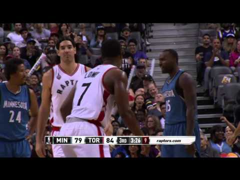 Raptors Highlights: Lowry's 4-Point Play - October 12, 2015