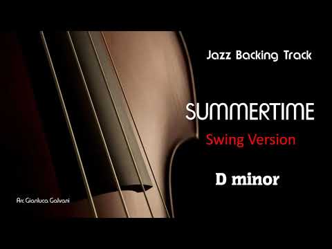 New Backing Track SUMMERTIME (D minor) Swing Version Standard LIVE Play Along mp3 Jazzing Jazz Sax