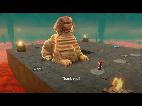 Final Sphinx Challenge / Quiz + 590 Coin Reward on Darker Side / Super Mario Odyssey