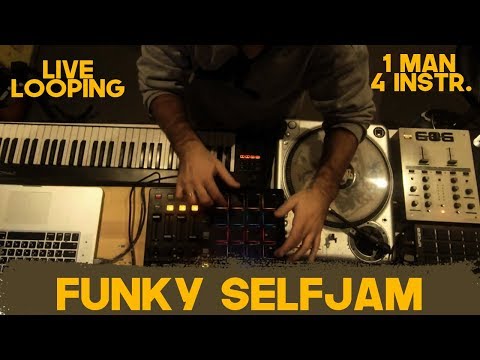 NICK BROWN - FUNKY SELFJAM (LIVELOOPING) 1 MAN - 4 INTRUMENTS