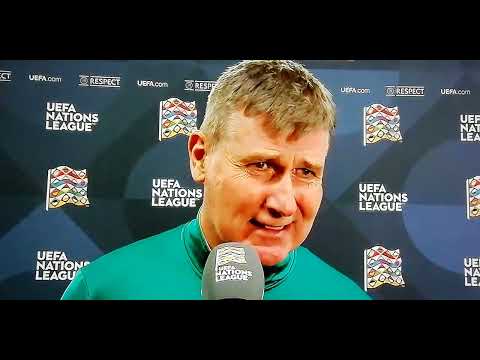 Stephen Kenny praised the performance of his team in a 1-1 draw between Ukraine v Rep of Ireland