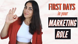 What To Do When You START A NEW MARKETING JOB // Succeeding in a marketing job on your first days