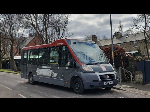 New Gearbox: Route R1 | YT63TNX - Gateshead Central: Fiat Ducato/Bluebird Orion