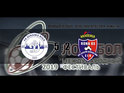 FK Dinamo Rīga - UKS Rona 03 Ełk (1/2)