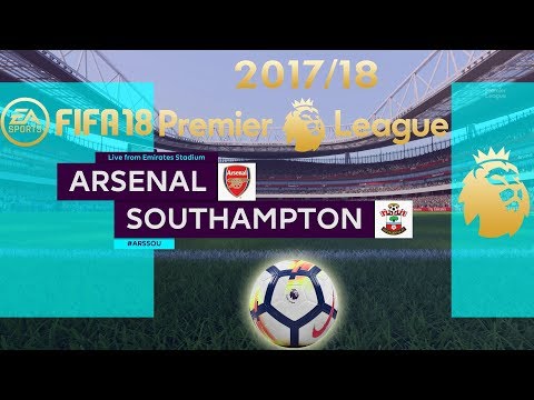 FIFA 18 Arsenal vs Southampton | Premier League 2017/18 | PS4 Full Match