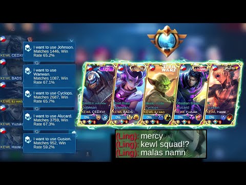 5 MAN ALL SUPREME | KEWL MAIN SQUAD - MLBB