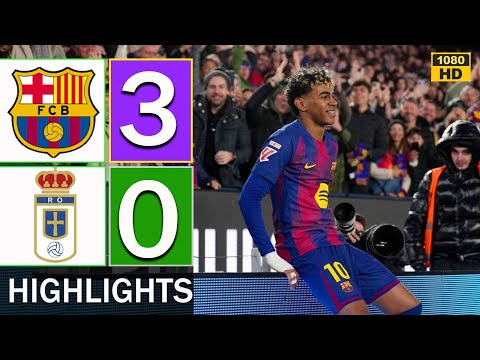 Barcelona vs Real Oviedo 3-0 All Goals & Extended Highlights 2026
