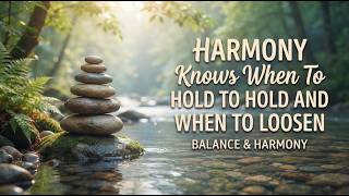 🔥 Harmony Knows When to Hold and When to Loosen | Finding Balance & Inner Peace