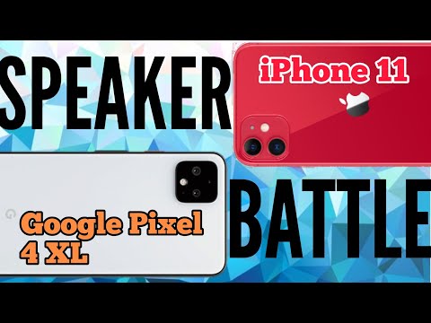 Google Pixel 4 XL vs iPhone 11 Speaker Battle 👊