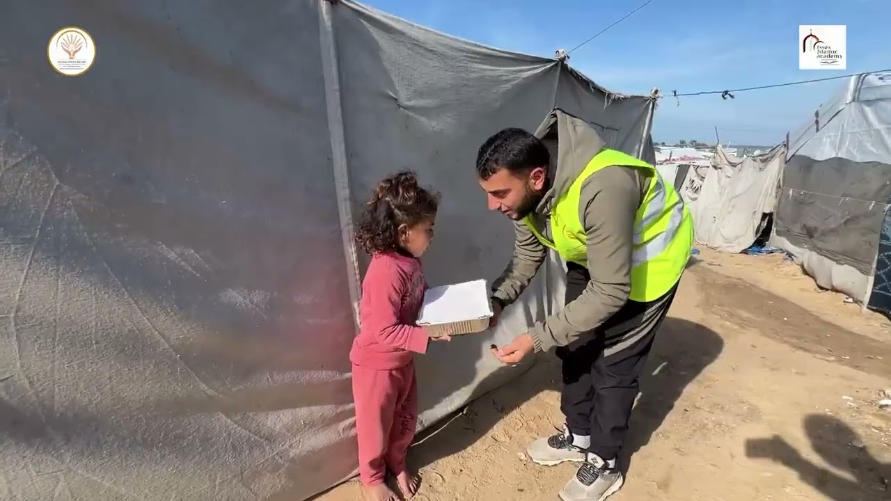 Street Kitchen (231) for the Displaced Families in Gaza, Thanks to Essex Islamic Academy