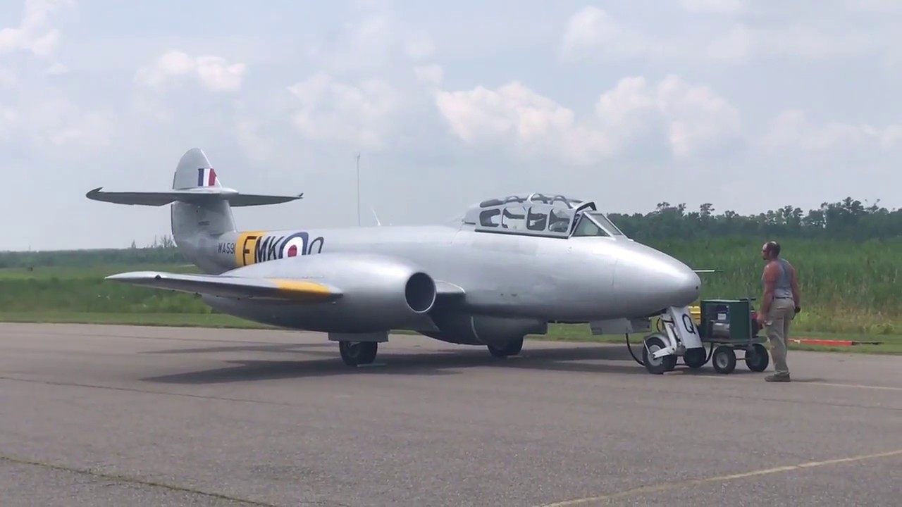 Gloster Meteor T.7 - US Maiden Flight
