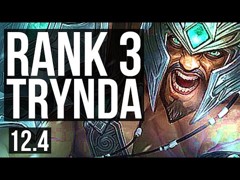 TRYNDAMERE vs AKALI (TOP) | Rank 3 Trynda, 2/0/5 | EUW Challenger | 12.4