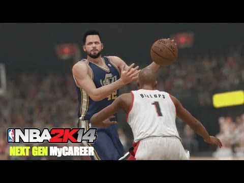 NBA 2K14 (Next Gen) Wally McGee MyCareer - EP26 (Road Battle vs The Trailblazers)