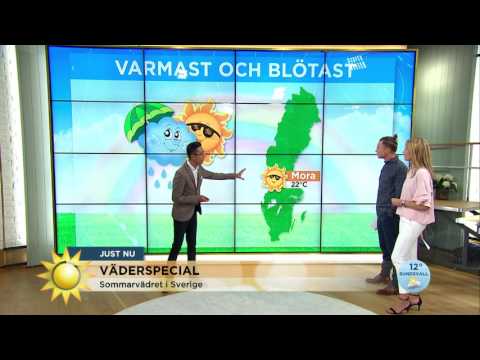 Semesterväder - då strålar solen i veckan! - Nyhetsmorgon (TV4)