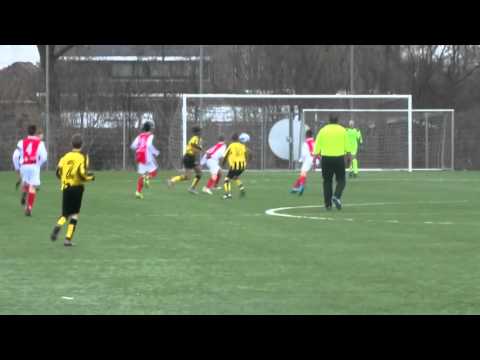 Doelpunt RBB D1 tegen RCL D1