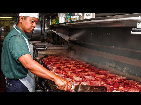 How Aircraft Carriers Prepare 17,000 Meals A Day For 5,000 US Navy Sailors