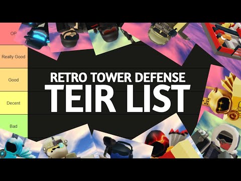 RANKING UNITS FROM RETRO TOWER DEFENSE