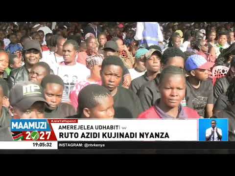 Rais Ruto ajinadi Kisumu na kutetea rekodi yake ya maendeleo ya miaka minne