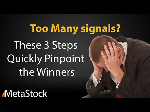 Too Many Signals? These 3 Steps Quickly Pinpoint the Winners