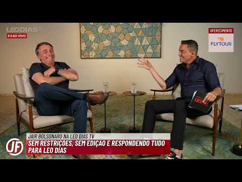 Léo Dias entrevista Jair Bolsonaro - entrevista completa