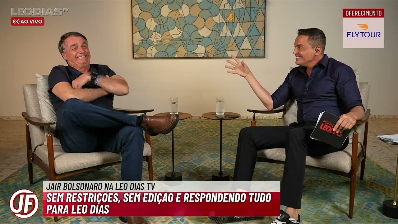 Léo Dias entrevista Jair Bolsonaro - entrevista completa