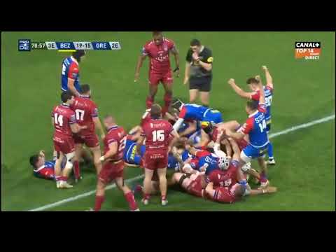 irakli aptsiauri try against Béziers