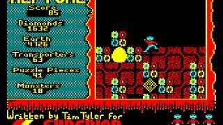 ACORN ELECTRON - REPTON 2 - SUPERIOR - 1985