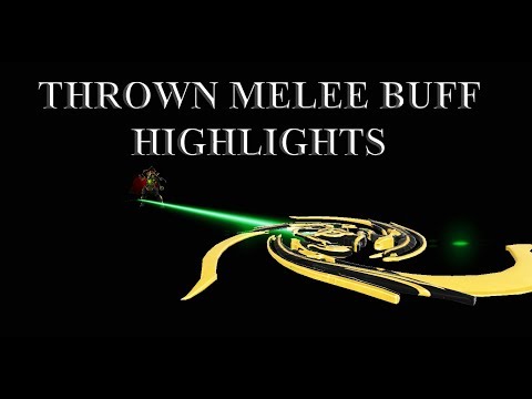 WARFRAME - Thrown Melee Buff Highlights: Zakti + Glaive Prime