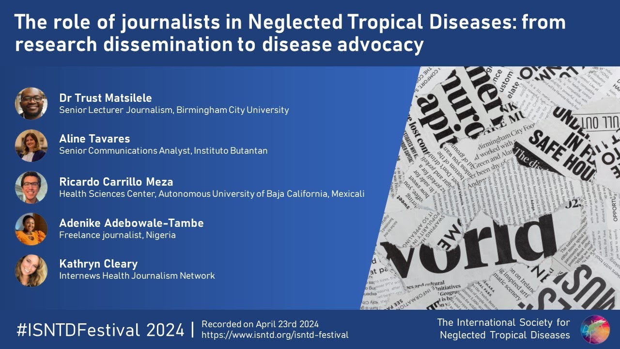 Journalism, science & Neglected Tropical Diseases: from research dissemination to advocacy