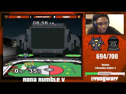 Rona Rumble: West Coast V | Winner's Semis | Axe (Pikachu) vs FatGoku (Fox)