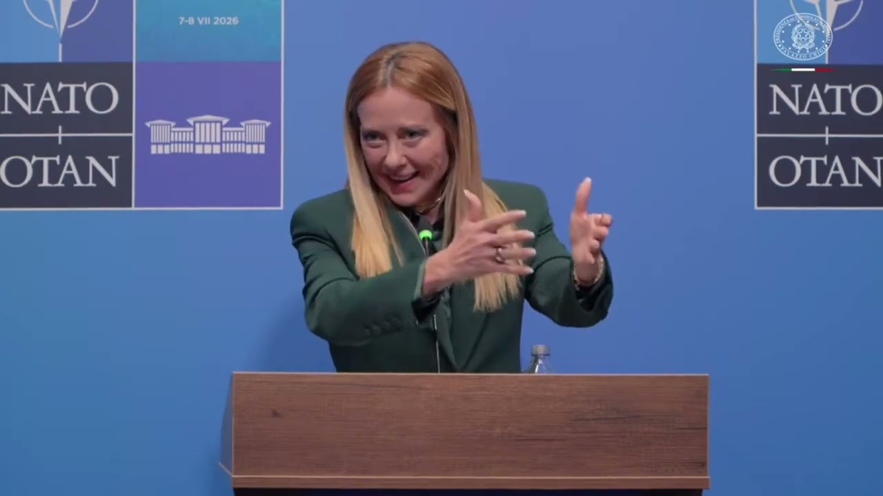 🔴ULTIM’ORA - DICHIARAZIONI DI GIORGIA MELONI AL TERMINE DI VERTICE NATO DI ANKARA