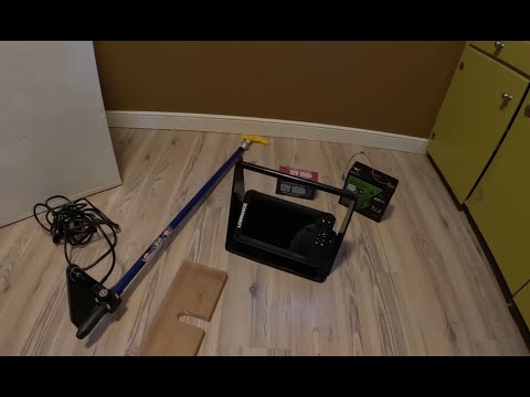 My Lowrance Eagle Eye 9" Ice Fishing Setup