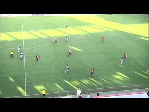 Gol de Sebastián Dubarbier (2-0) en el Córdoba CF - FC Barcelona B