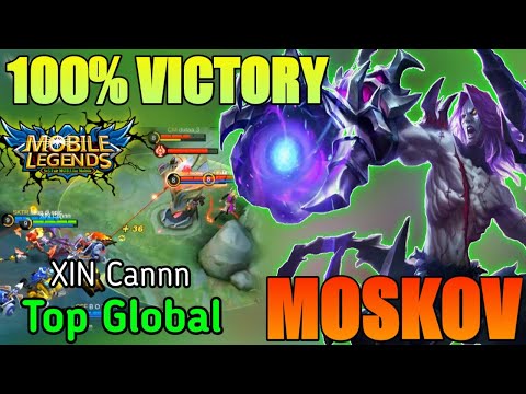 MOSKOV BEST BUILD | MOSKOV TOP GLOBAL BUILD XIN Cannn | MOBILE LEGEND