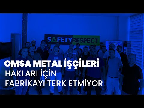 Omsa Metal işçileri hakları için fabrikayı terk etmiyor
