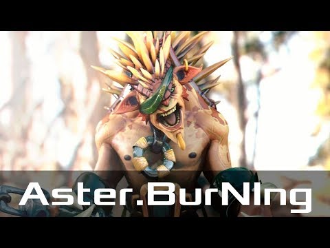 Aster.BurNIng — Bristleback, Safe Lane (Jan 1, 2019) | Dota 2 patch 7.20 gameplay